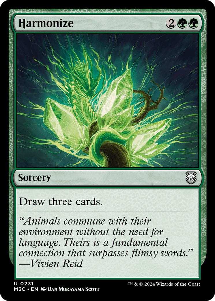 Harmonize (Ripple Foil) [Modern Horizons 3 Commander] | Good Games Morley