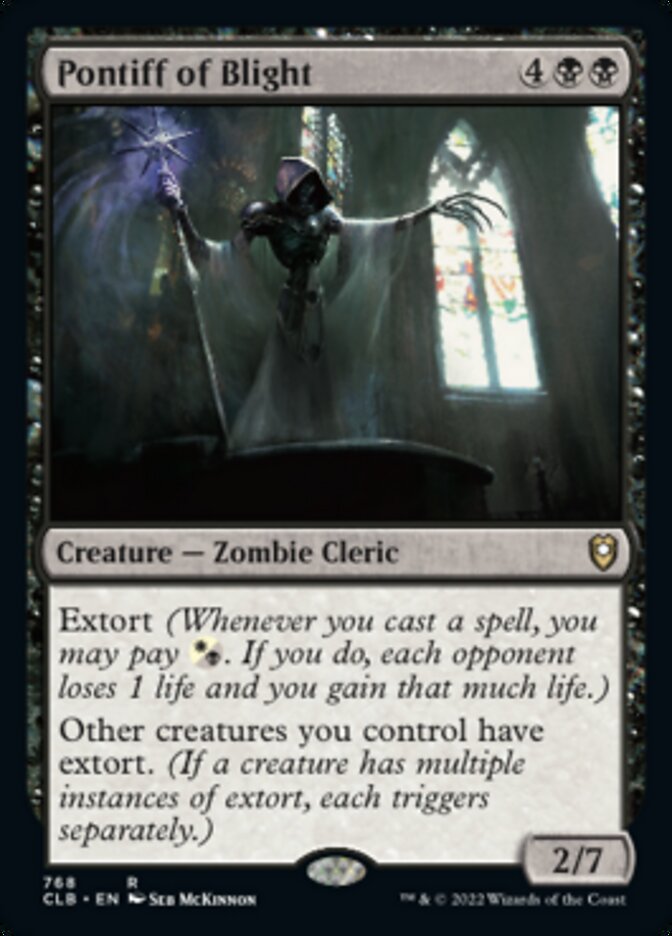 Pontiff of Blight [Commander Legends: Battle for Baldur's Gate] | Good Games Morley