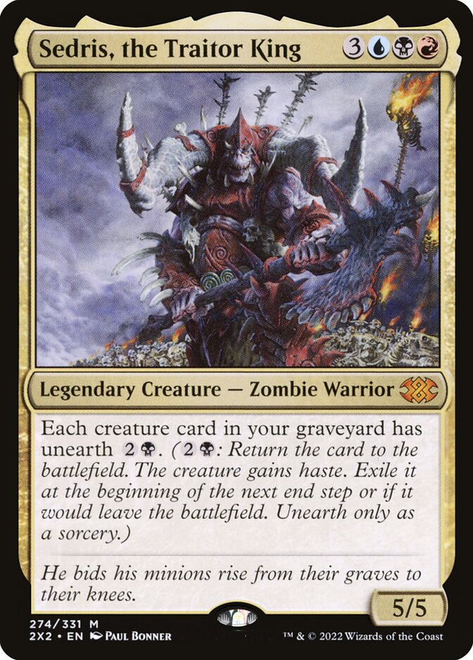Sedris the Traitor King 274 (Double Masters 2022)  - Foil | Good Games Morley