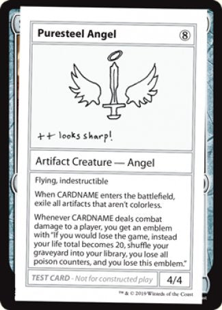 Puresteel Angel (2021 Edition) [Mystery Booster Playtest Cards] | Good Games Morley