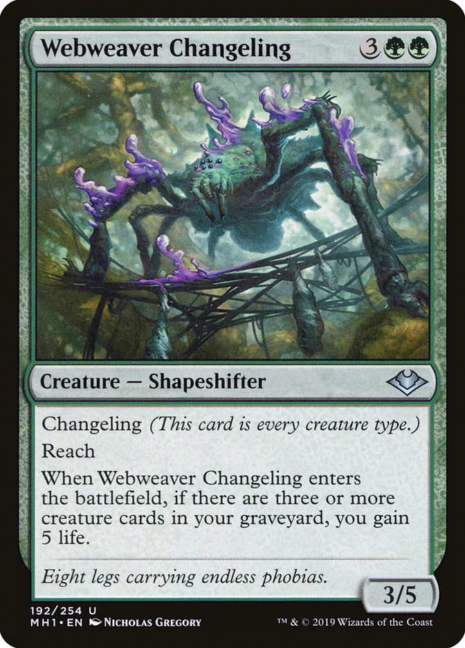 Webweaver Changeling [Modern Horizons] | Good Games Morley