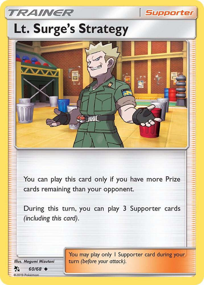Lt. Surge's Strategy 60/68 (Hidden Fates)  | Good Games Morley