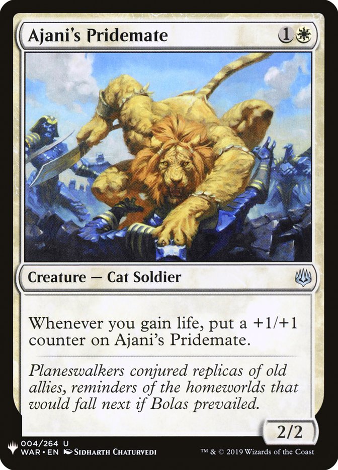 Ajani's Pridemate [Mystery Booster] | Good Games Morley