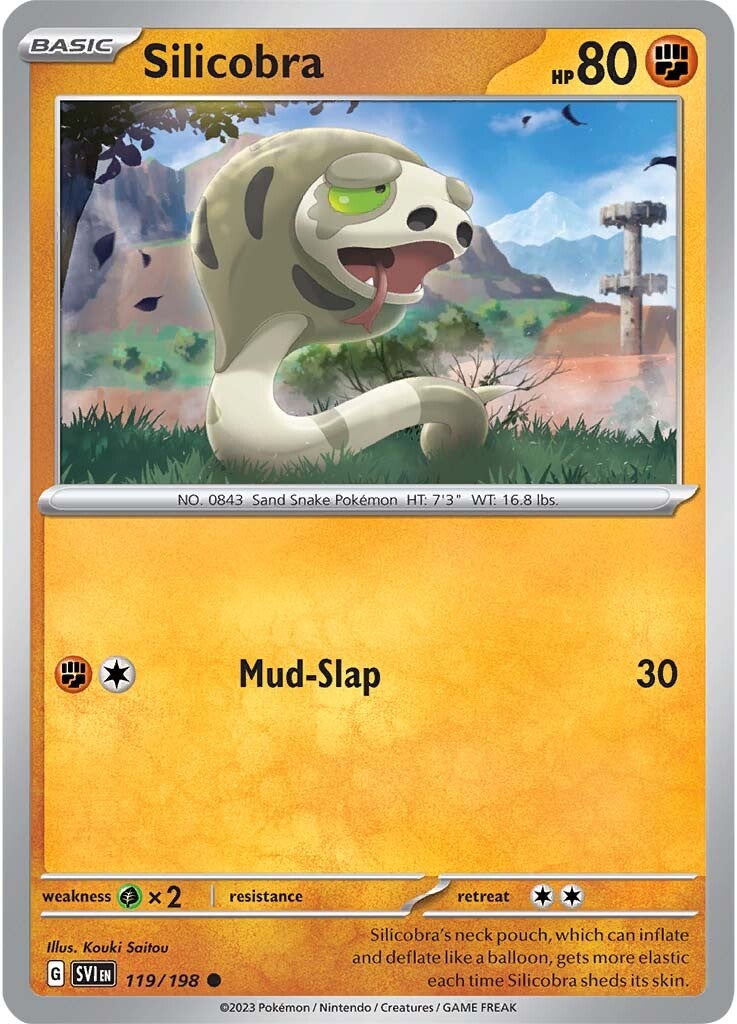 Silicobra (119/198) [Scarlet & Violet: Base Set] | Good Games Morley