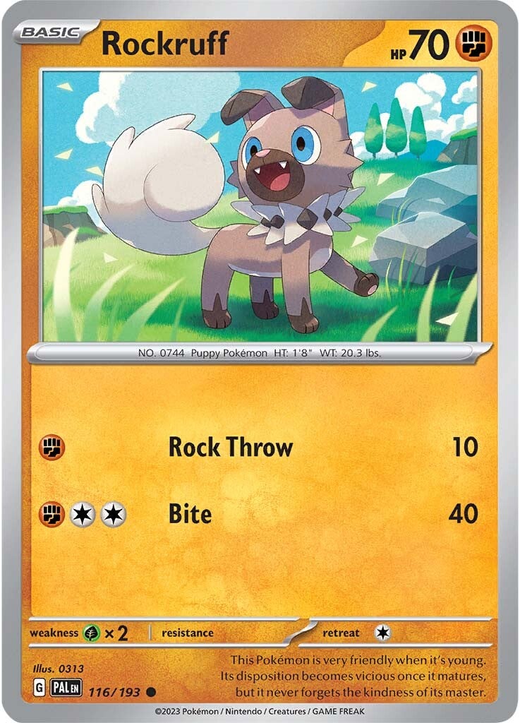 Rockruff (116/193) [Scarlet & Violet: Paldea Evolved] | Good Games Morley