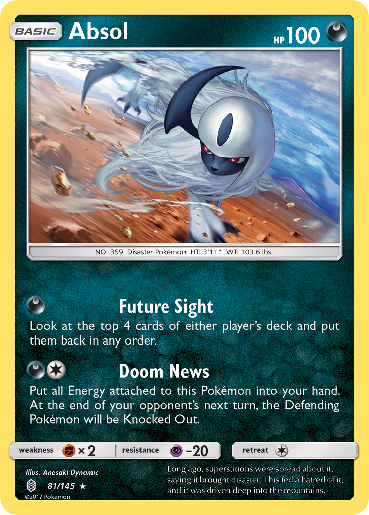 Absol (81/145) [Sun & Moon: Guardians Rising] | Good Games Morley