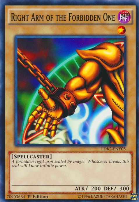 Right Arm of the Forbidden One [LDK2-ENY05] Common | Good Games Morley