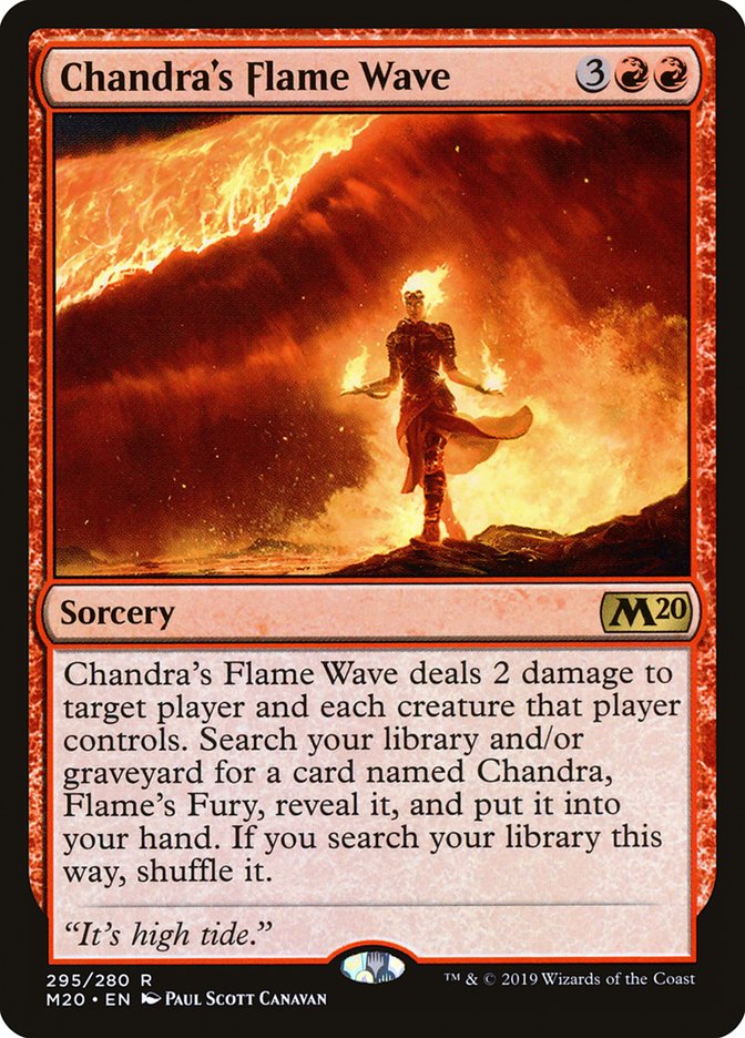 Chandra's Flame Wave 295/280 (Core Set 2020)  | Good Games Morley