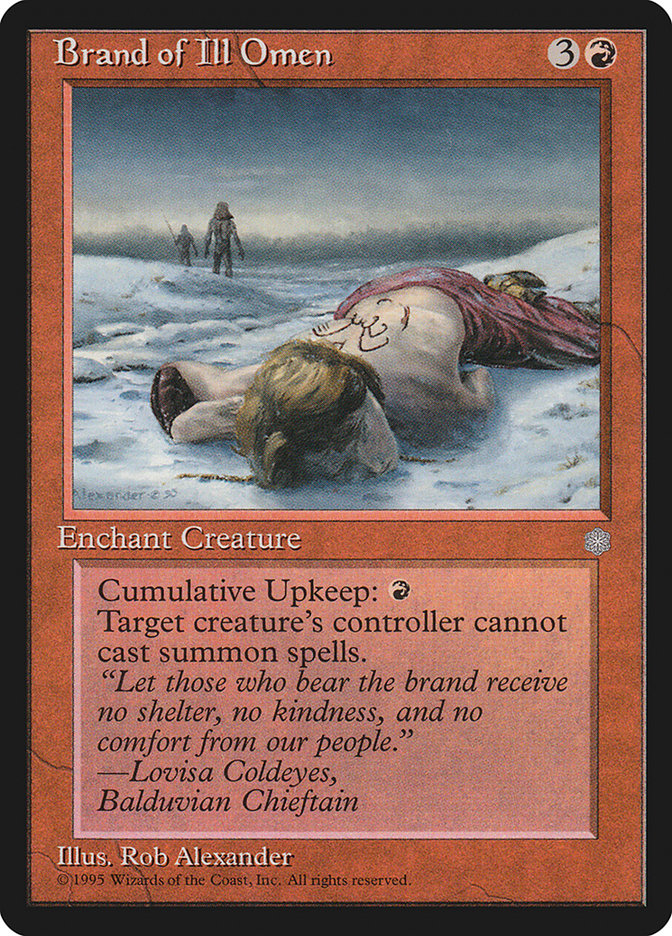 Brand of Ill Omen 177/383 (Ice Age)  | Good Games Morley