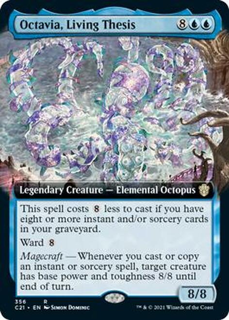 Octavia, Living Thesis (Extended Art) [Commander 2021] | Good Games Morley