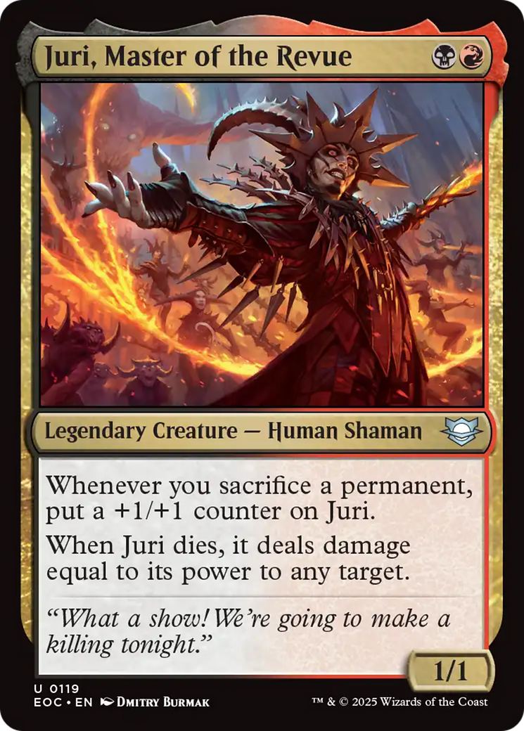 Juri, Master of the Revue [Edge of Eternities Commander] | Good Games Morley