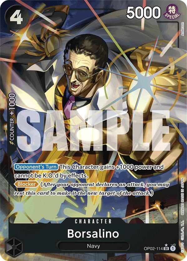 Borsalino OP02-114 (Premium Booster -The Best-)  - Alternate Art Foil | Good Games Morley