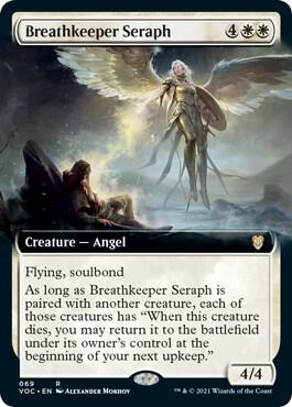 Breathkeeper Seraph Extended Art 69/38 (Commander: Innistrad: Crimson Vow)  | Good Games Morley