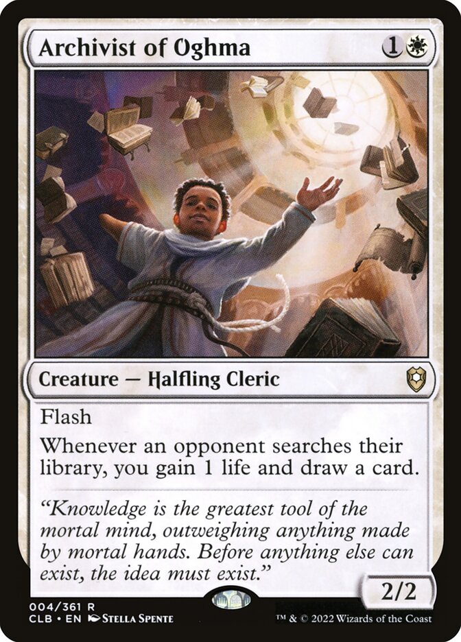 Archivist of Oghma 4 (Commander Legends: Battle for Baldur's Gate)  - Foil | Good Games Morley