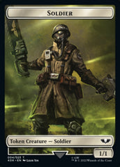 Soldier (004) // Arco-Flagellant Double-Sided Token (Surge Foil) [Warhammer 40,000 Tokens] | Good Games Morley