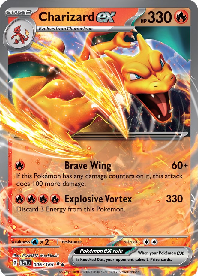 Charizard ex (006/165) [Scarlet & Violet 151] | Good Games Morley