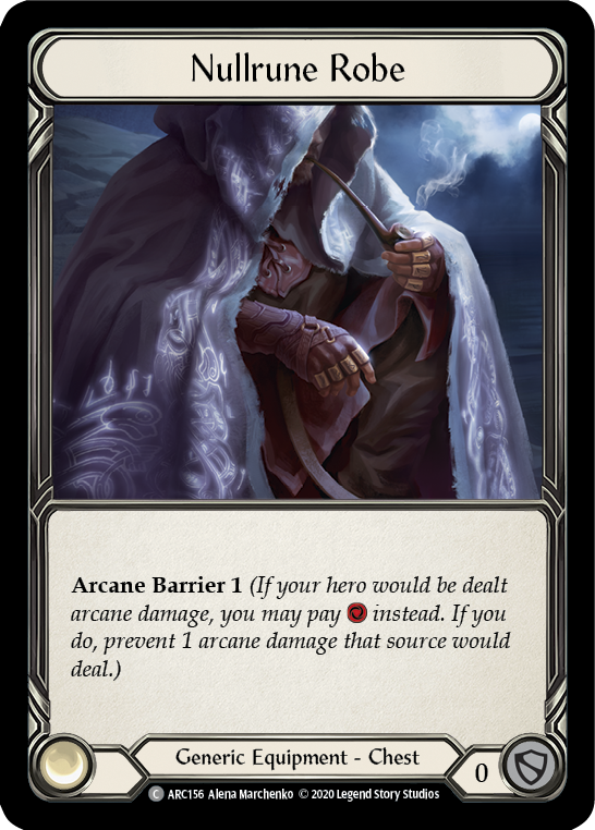 Nullrune Robe [U-ARC156] (Arcane Rising Unlimited)  Unlimited Rainbow Foil | Good Games Morley