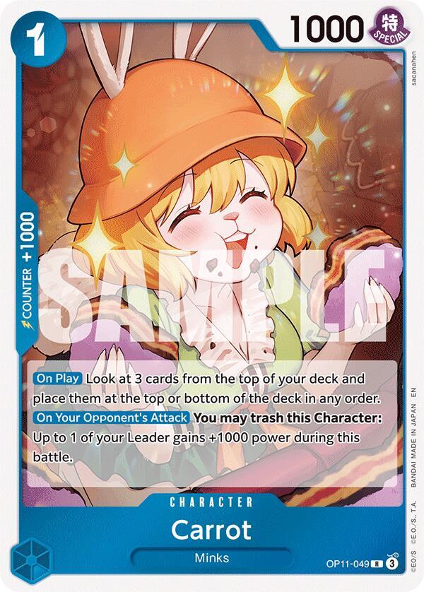 Carrot OP11-049 (A Fist of Divine Speed)  - Foil | Good Games Morley