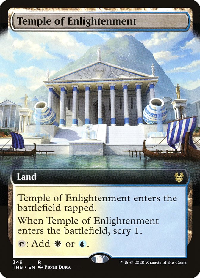 Temple of Enlightenment (Extended Art) [Theros Beyond Death] | Good Games Morley