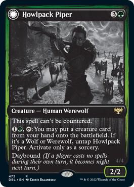 Howlpack Piper 472 (Innistrad: Double Feature)  - Foil | Good Games Morley