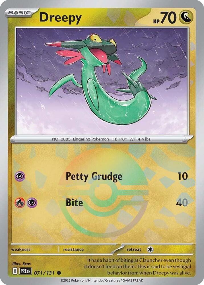 Dreepy (071/131) (Poke Ball Pattern) [Scarlet & Violet: Prismatic Evolutions] | Good Games Morley