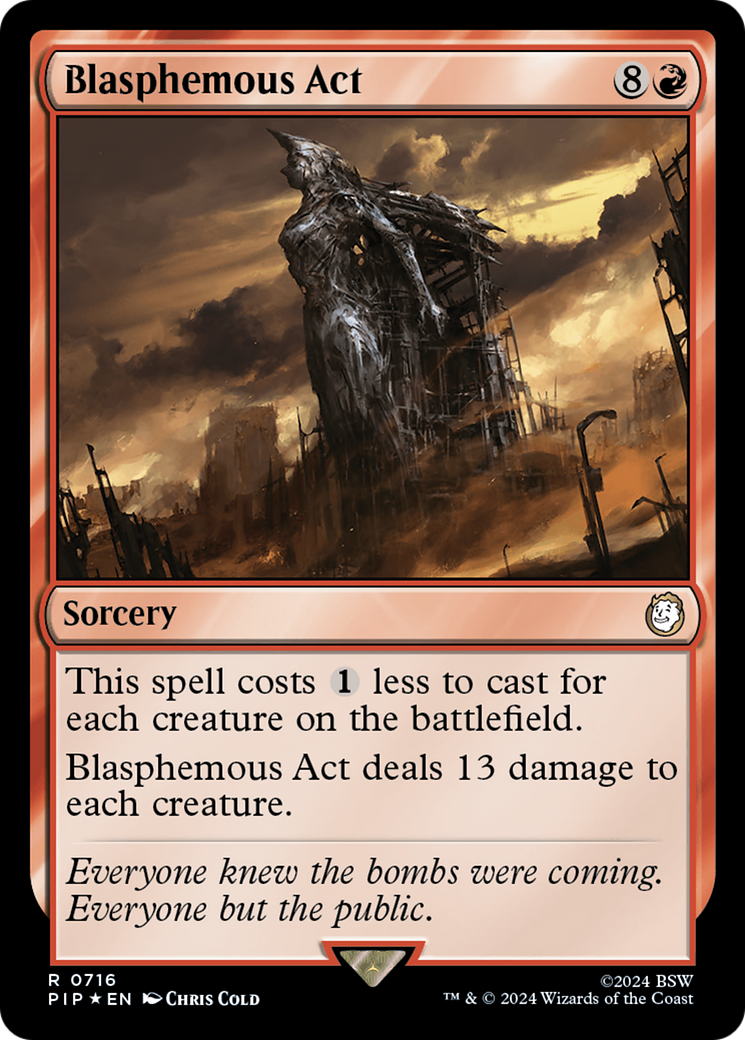 Blasphemous Act (Surge Foil) [Fallout] | Good Games Morley