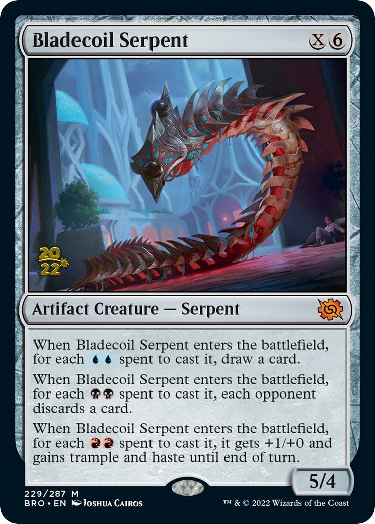 Bladecoil Serpent [The Brothers' War Prerelease Promos] | Good Games Morley