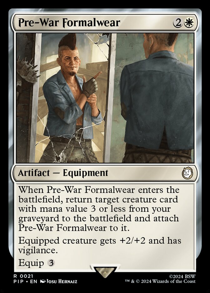 Pre-War Formalwear 21/326 (Universes Beyond: Fallout)  | Good Games Morley