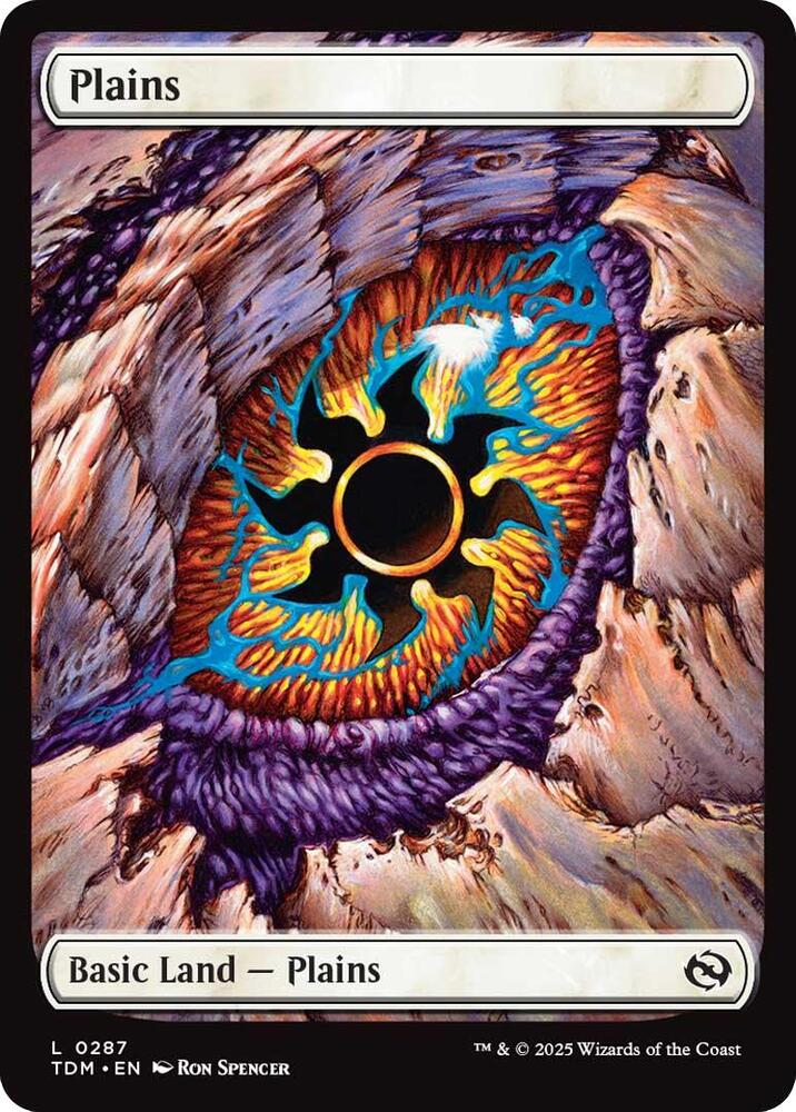 Plains 287/291 (Tarkir: Dragonstorm)  - Foil | Good Games Morley