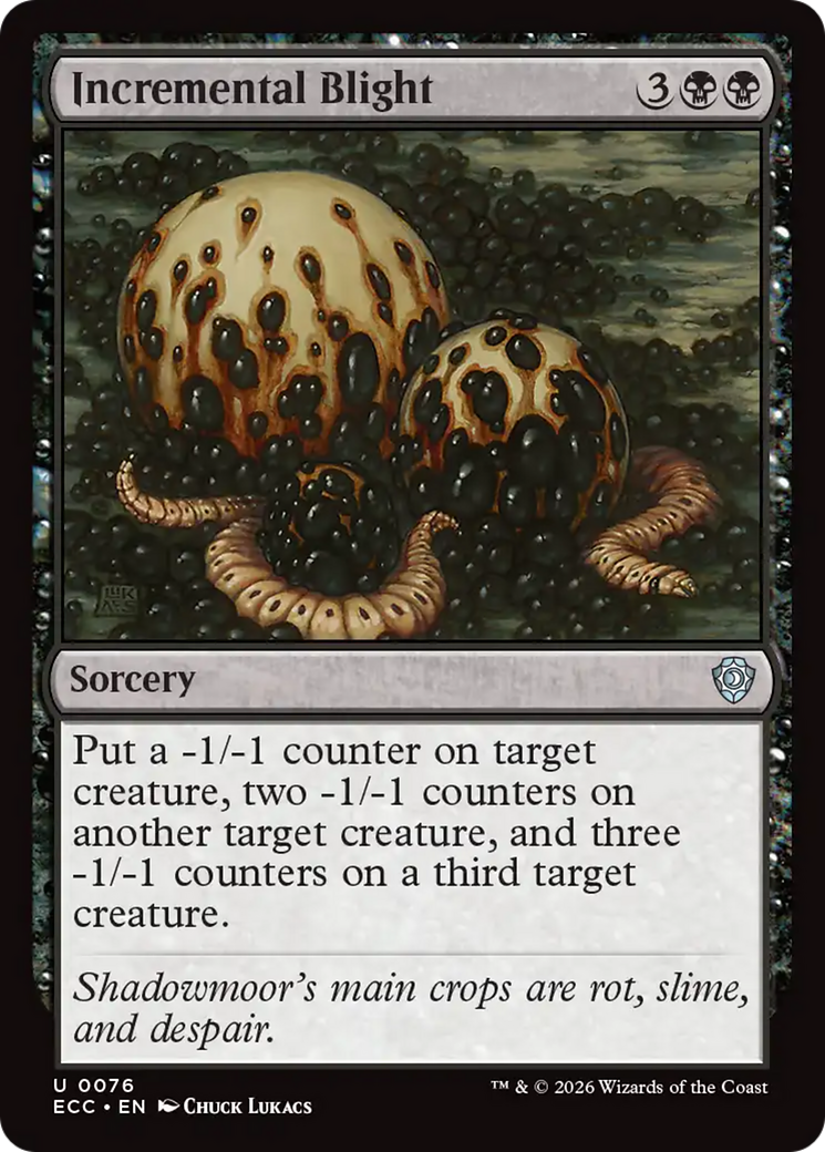 Incremental Blight [Lorwyn Eclipsed Commander] | Good Games Morley