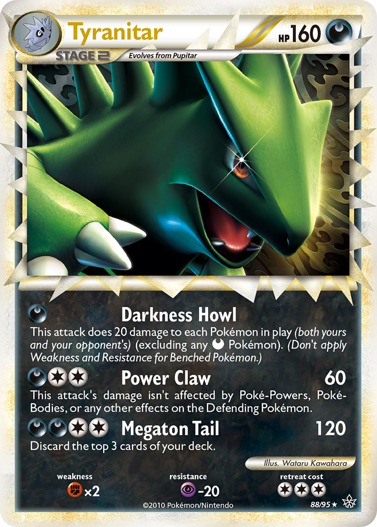Tyranitar (88/95) [HeartGold & SoulSilver: Unleashed] | Good Games Morley