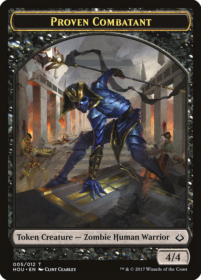 Proven Combatant Token [Hour of Devastation Tokens] | Good Games Morley
