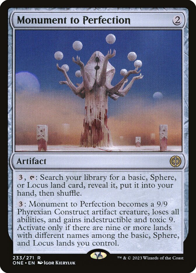 Monument to Perfection 233/271 (Phyrexia: All Will Be One)  - Foil | Good Games Morley