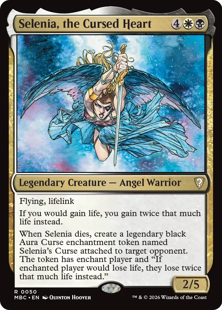 Selenia, the Cursed Heart [Mystery Booster: Commander Edition] | Good Games Morley