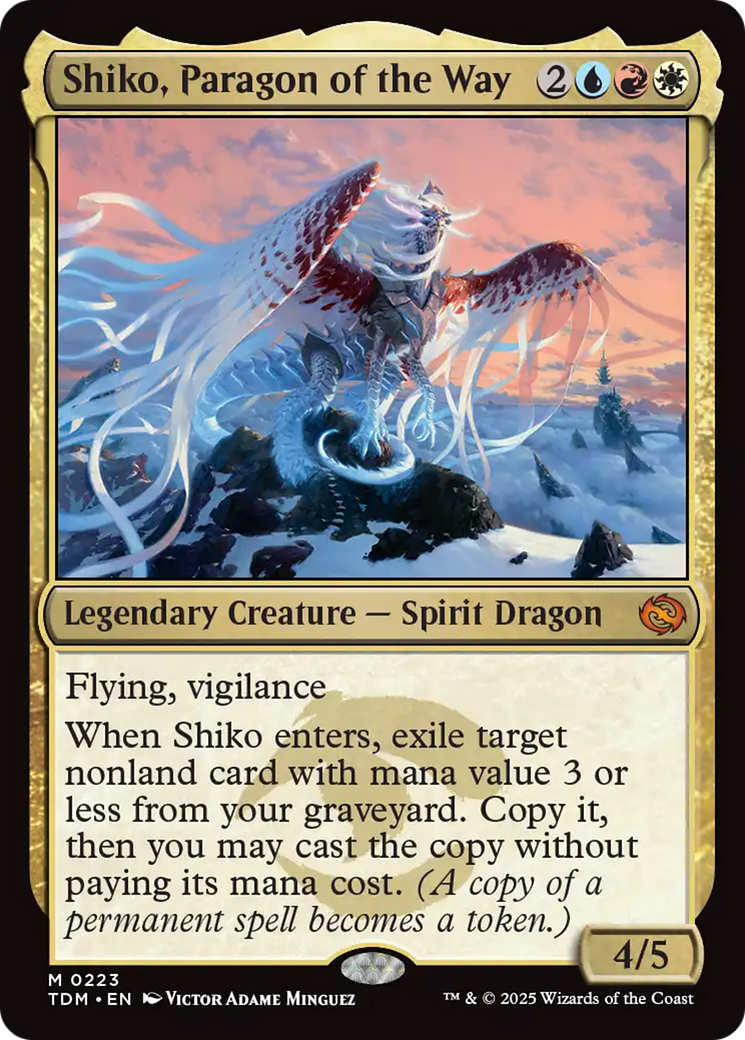 Shiko, Paragon of the Way [Tarkir: Dragonstorm] | Good Games Morley