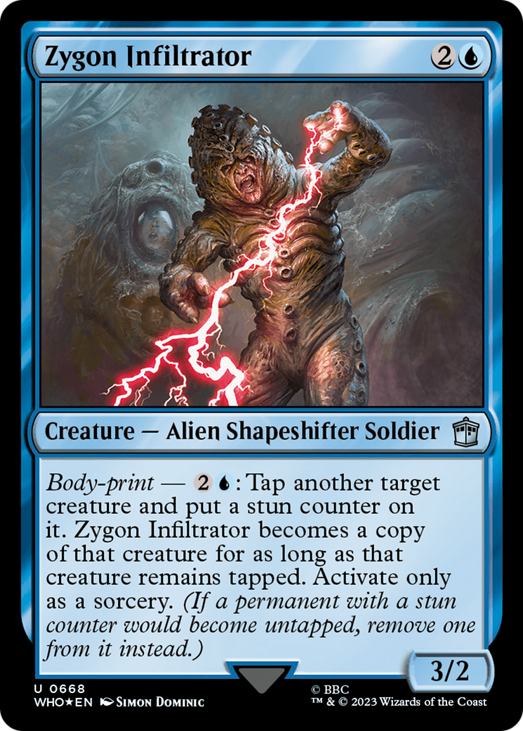 Zygon Infiltrator (Surge Foil) [Doctor Who] | Good Games Morley