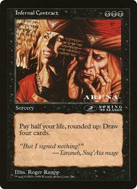 Infernal Contract (Oversized) [Oversize Cards] | Good Games Morley