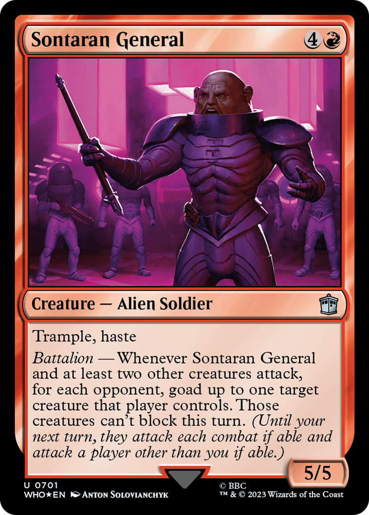 Sontaran General (Surge Foil) [Doctor Who] | Good Games Morley