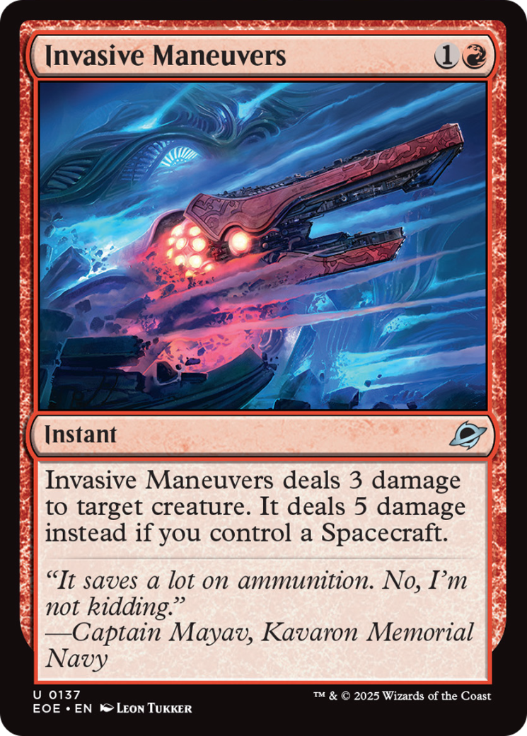 Invasive Maneuvers [Edge of Eternities] | Good Games Morley