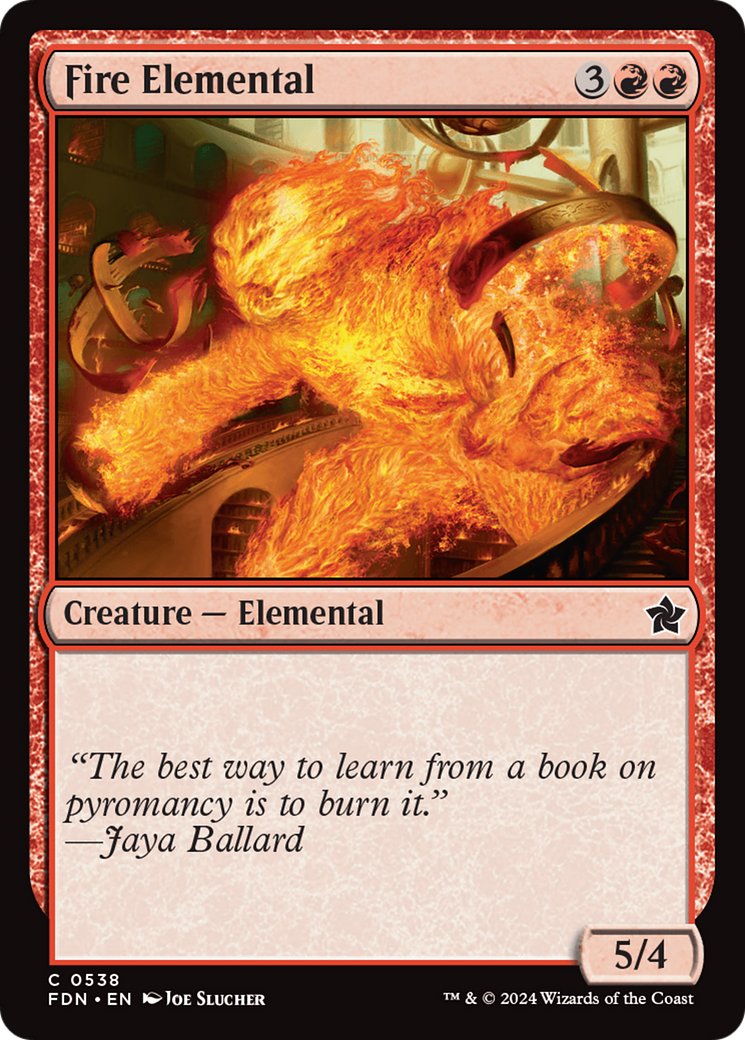 Fire Elemental [Foundations] | Good Games Morley