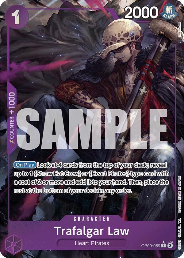 Trafalgar Law OP09-069 (Emperors in the New World)  - Alternate Art Foil | Good Games Morley