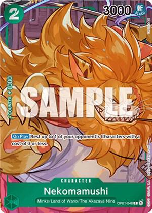 Nekomamushi (Box Topper) OP01-048 (Romance Dawn)  - Foil | Good Games Morley