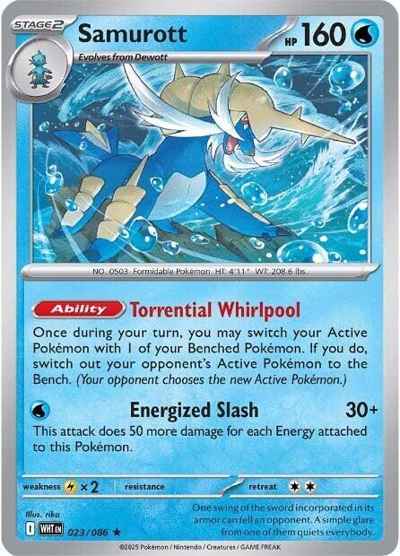 Samurott 023/086 (SV: White Flare)  - Holofoil | Good Games Morley