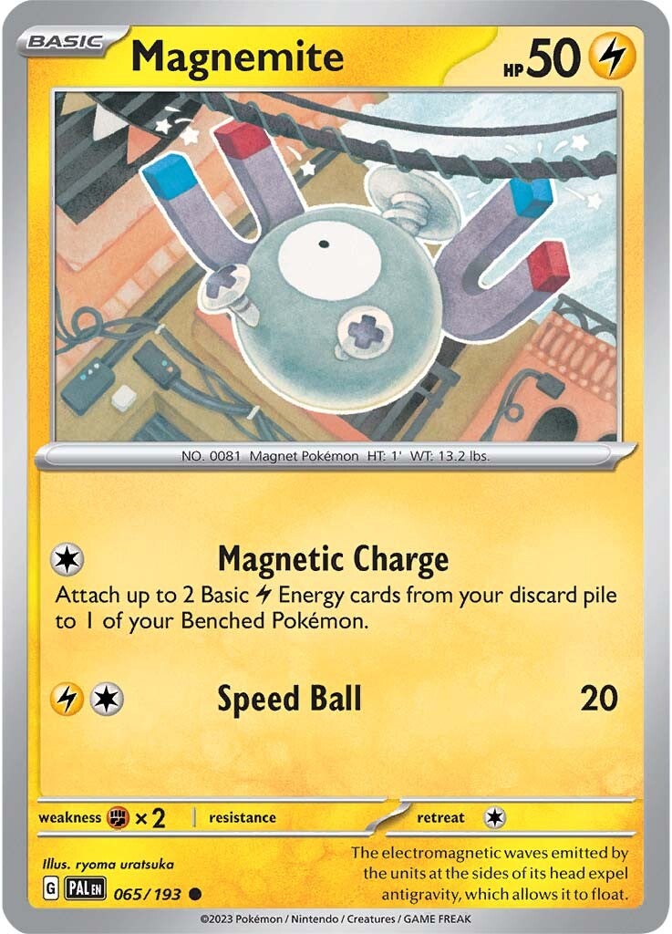 Magnemite (065/193) [Scarlet & Violet: Paldea Evolved] | Good Games Morley