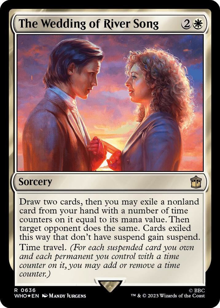 The Wedding of River Song 636/331 (Universes Beyond: Doctor Who)  - Surge Foil | Good Games Morley