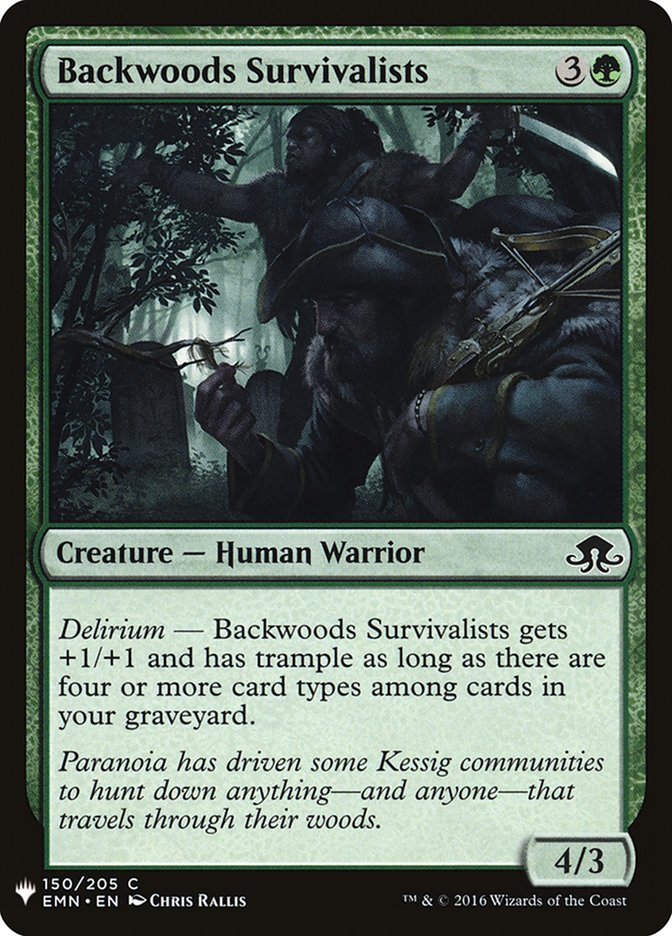 Backwoods Survivalists [Mystery Booster] | Good Games Morley