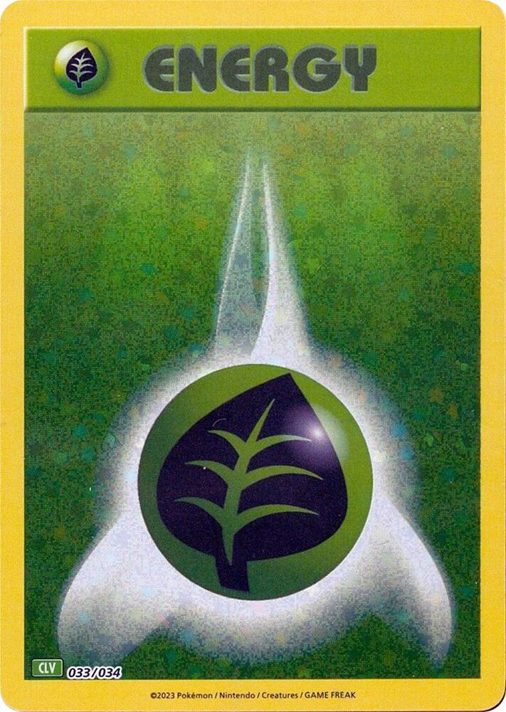 Basic Grass Energy 033/034 (Trading Card Game Classic)  - Holofoil | Good Games Morley