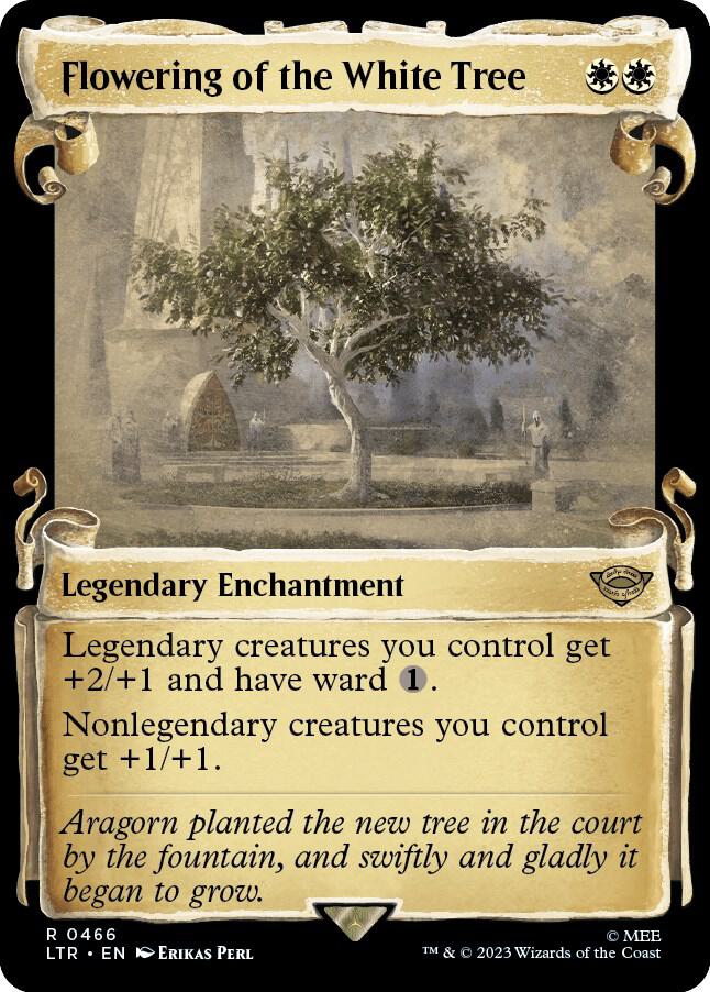 Flowering of the White Tree 466 (Universes Beyond: The Lord of the Rings: Tales of Middle-earth)  - Showcase Scroll | Good Games Morley