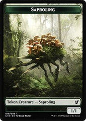 Saproling // Morph Double-Sided Token [Commander 2019 Tokens] | Good Games Morley