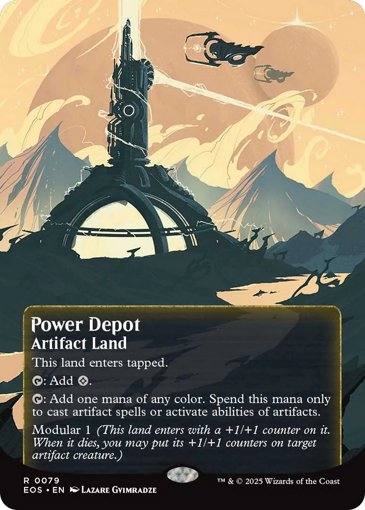 Power Depot (0079) (Borderless) [Edge of Eternities: Stellar Sights] | Good Games Morley